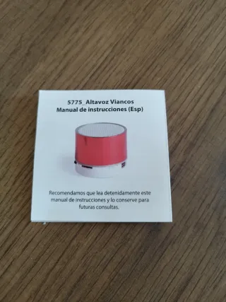 Mini Altavoz Bluetooth Vliancos Rojo