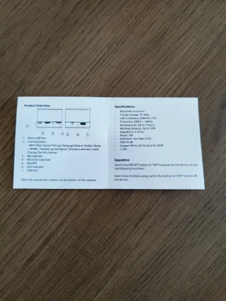 Mini Altavoz Bluetooth Vliancos Rojo