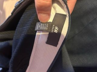 Completo Uomo H&M Grigio Blu Taglia 46