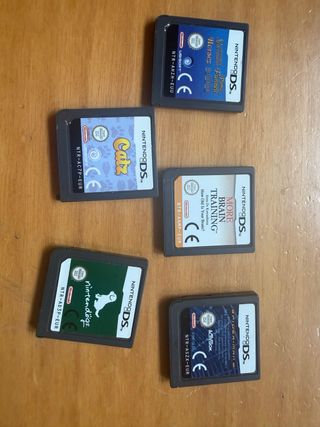 Lote 5 Juegos Nintendo DS: Catz, Nintendogs,etc.
