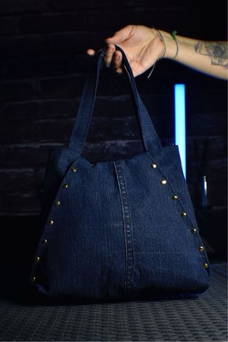 Bolso vaquero hecho a mano