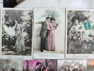 Lote 14 postales antiguas