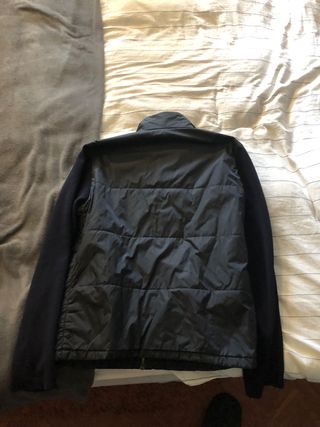 Prada Plumífero Lana Negro