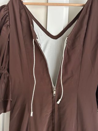 Traje de flamenca marrón talla 40/42