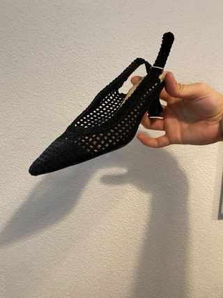 Sandalias de tacón negras