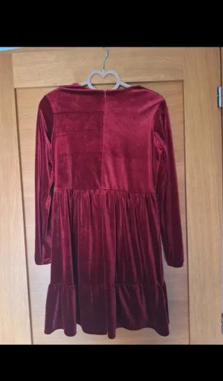 Abito Pinko velluto rosso