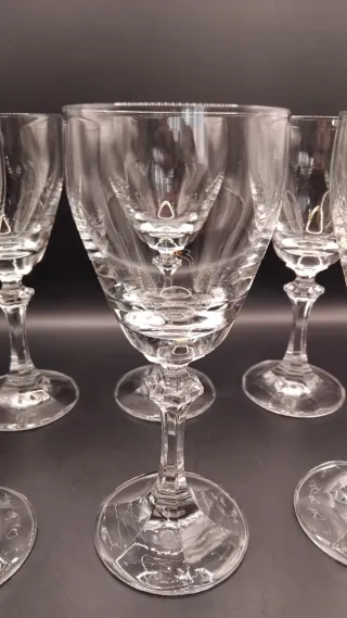 🇩🇪 Copas vino dulce de cristal de Bohemia 6