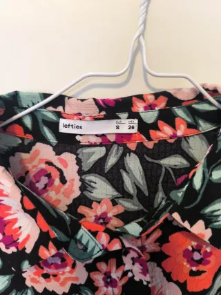 Vestido camisero estampado