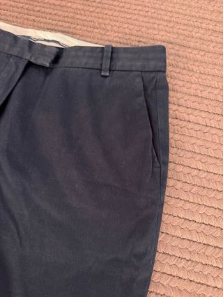 Pantalón chino Massimo Dutti Talla 42 azul marino
