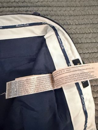 Pantalón chino Massimo Dutti Talla 42 azul marino