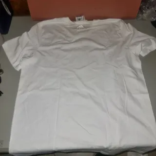 Camiseta Adidas Blanca Logo Grande