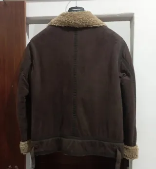 Giacca marrone shearling