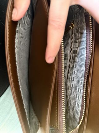 Bolso Celine Triomphe Marrón Dorado