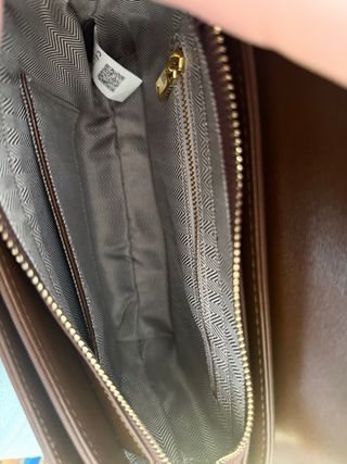 Bolso Celine Triomphe Marrón Dorado