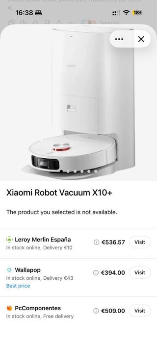 Xiaomi Vacuum X10+ Robot Aspirador