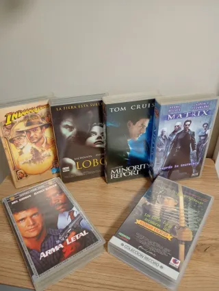 Lote 6 Películas Acción/Aventura en VHS