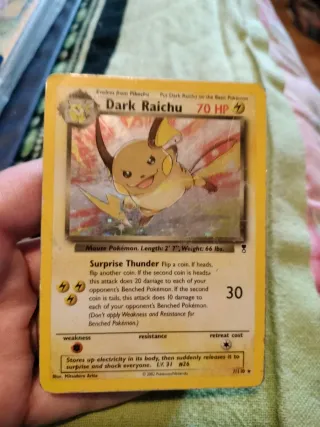 Dark Raichu Carta Pokémon 70 HP