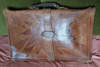 Maletín cuero vintage años 30