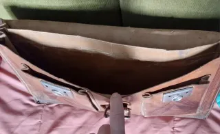 Maletín cuero vintage años 30