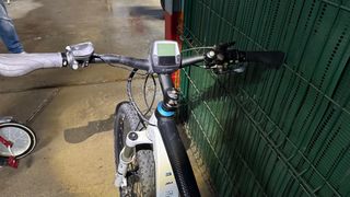 Bicicleta Eléctrica Montaña Blanca/Negra