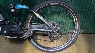 Bicicleta Eléctrica Montaña Blanca/Negra