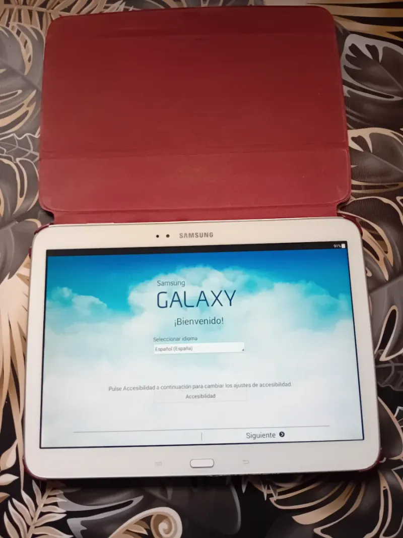 Samsung Galaxy Tab 3 Blanca + Funda