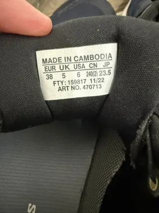 Zapatillas Salomon Gore-Tex Azul