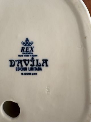 Figura Rex Valencia D’Avila Porcelana Vintage