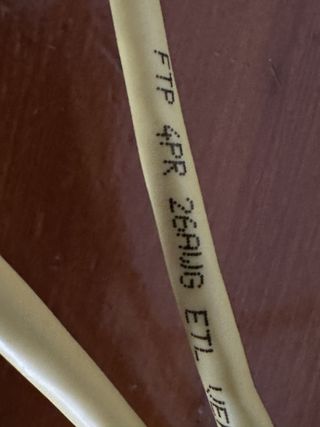 Cable Ethernet RJ45 Amarillo