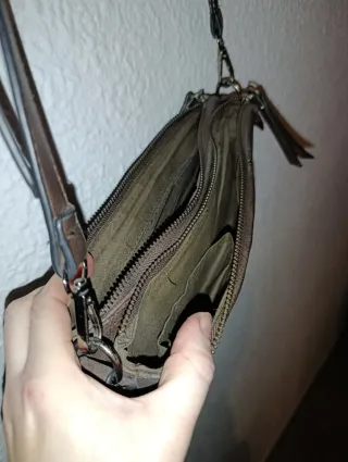 Bolso bandolera marrón