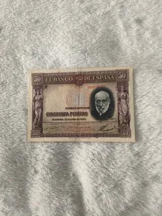 Billete 50 Pesetas Banco de España 1955