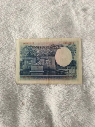 Billete 50 Pesetas Banco de España 1955