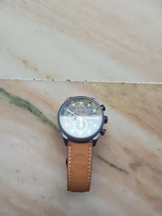 Orologio Timberland Uomo Pelle Marrone Nero