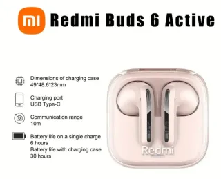 Xiaomi Redmi Buds 6 pro Active Rosa