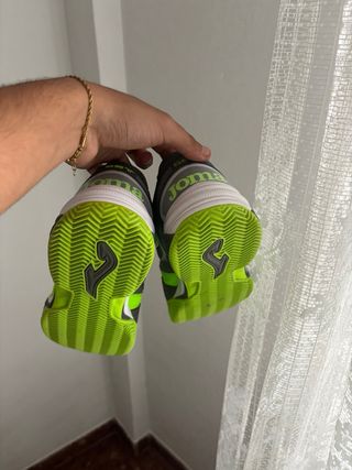 Zapatillas Joma Padel Grises y Verdes