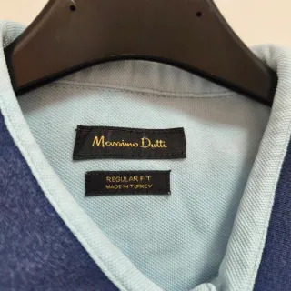Polo Massimo Dutti M azul