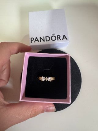 Anillo  dorado doble banda  Lazito Brillante