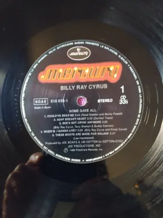 Vinilo LP Billy Ray Cyrus Some Gave All