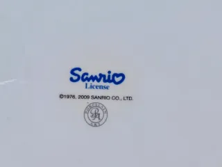 Piatto tondo Sanrio porcellana Hello Kitty