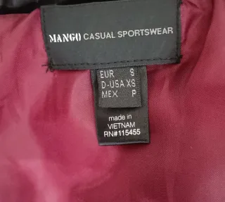 Abrigo largo negro Talla S, 19€!!