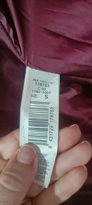 Abrigo largo negro Talla S, 19€!!