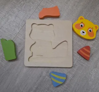 5 Puzzles de madera infantil