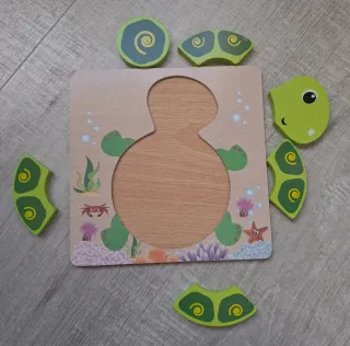 5 Puzzles de madera infantil