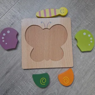 5 Puzzles de madera infantil
