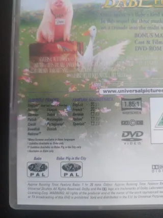 Babe el cerdito valiente DVD Doble