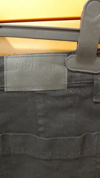 Falda vaquera negra mujer