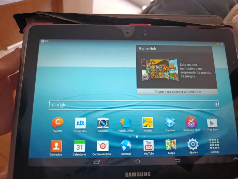 Samsung Galaxy Tablet afbeelding 3