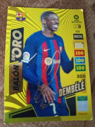 Carta Fútbol Dembélé Balón de Oro
