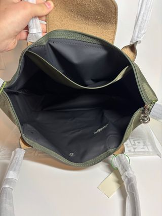 Longchamp Le Pliage Bolso Tote Verde Oscuro