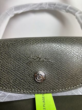 Longchamp Le Pliage Bolso Tote Verde Oscuro